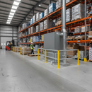Professional MD Guard Rail Posts and Corners for Impact Protection - Easy Bolt-Down Installation, High Visibility Yellow Finish