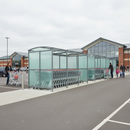 Premium Heavy Duty Shopping Trolley Shelter with Galvanised Steel Construction and Clear PETG Roof Panels for Supermarket Use