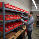 Heavy Duty Flat Pack Corrugated Plastic Parts Bins - Versatile Storage Solution