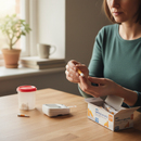 Premium Safety Lancets 28G - Pack of 100 for Comfortable Blood Sampling with One-Click Activation