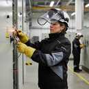 Premium Women's Arc Flash and Fire Retardant Jacket with Anti-Flame Protection, Reflective Details, and Robust Design