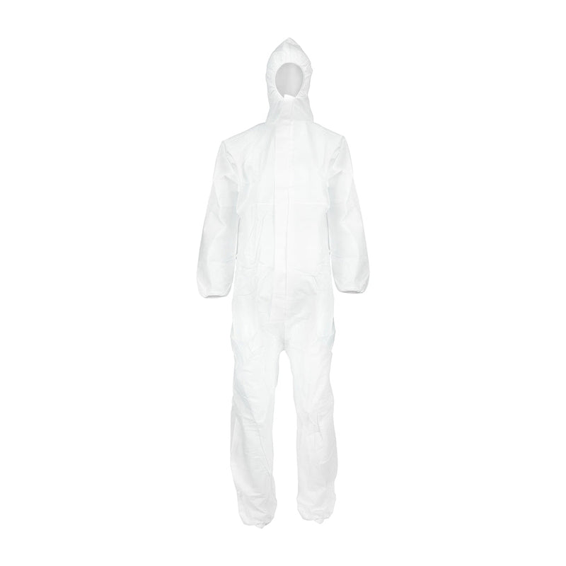 Cat III Type 5/6 Coverall - High Risk Protection - White - X Large