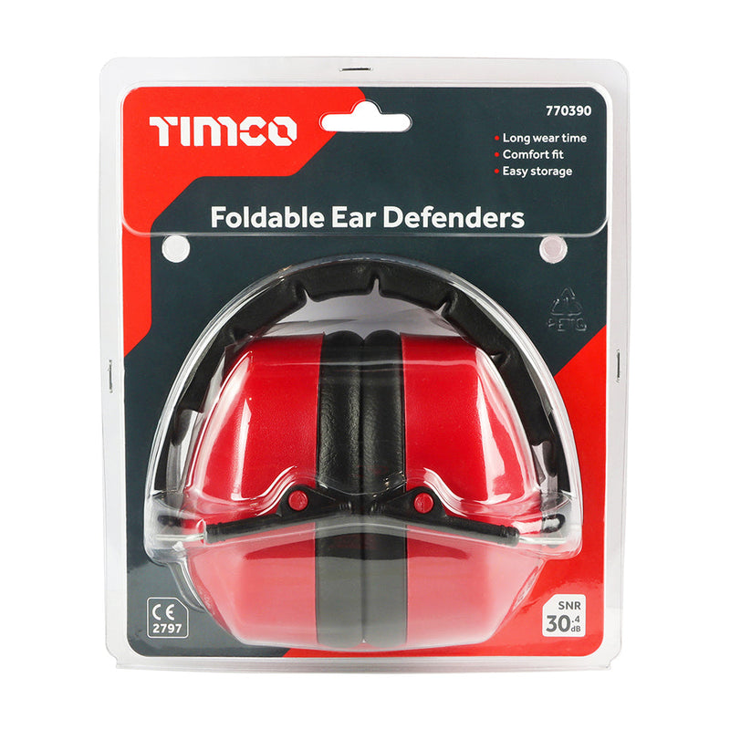 Foldable Ear Defenders - 30.4dB - One Size