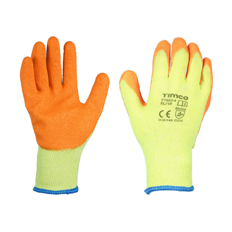 Eco-Grip Gloves - Crinkle Latex Coated Polycotton - Multi Pack - X Large