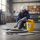 Heavy Duty General Purpose Spill Kit - Yellow Plastic Drum - 60L