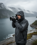 Premium Waterproof Fixed Lining Parka with Detachable Hood and Fleece Lining for Enhanced Comfort and Breathability