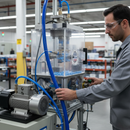 Premium Flexible Blue Silicone Tubing for Automotive Applications - High Temperature Resistance from -60°C to +180°C