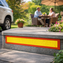 Vehicle Hazard Marking Plate – 1200mm x 200mm – Aluminium – Indoor/Outdoor Use