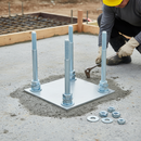 Premium Pre-installation Kit for Half Width Swivel Height Restrictors - Heavy Duty and Durable Components for Enhanced Security