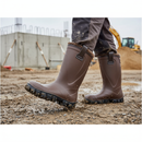 Premium Ultralight Safety Wellingtons with Steel Toe Cap, Waterproof and Slip-Resistant Outsole for Winter Protection