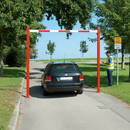 Premium Compact Height Restrictor Barrier for Vehicle Access Control - Strong Steel and Aluminium Construction with Adjustable Height Levels