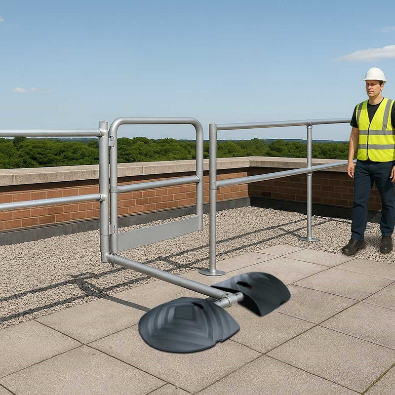 Roof Edge Double Weight Gate Set – Premium Fall Protection & Safety Barrier!