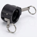 1-1/2in Cam Lever Coupler Blanking Cap, Polypropylene (view 2)