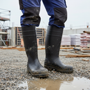 Premium Waterproof Safety Rubber Boot with Steel Midsole and Toe Cap for Muddy Conditions