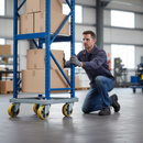 200mm Heavy Duty Swivel Plate Castor Towable with Polyurethane Tyre