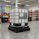 Heavy Duty Overflow Tray for IBC Spill Pallet with Removable Deck
