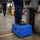 Safety Step – Blue – Polyethylene, Anti-Slip, 260kg Capacity – Industrial & Commercial
