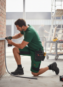 Premium Slim Fit Work Shorts with Stretch Fabric and Cordura Reinforcements for Enhanced Durability in Multiple Colors