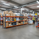 3x Heavy Duty Longspan Shelving - 2500mm High - Blue & Orange