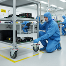 80mm Heavy Duty Braked Swivel Bolt Hole Castor Anti-Static