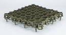 Plastic grass grid 490 x 490 x 40mm light-duty ground stabiliser (view 2)