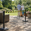 Retractable Safety Barrier – 4.9m Length – Outdoor Use