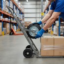 125mm Diameter Heavy Duty Wheel with Rubber Tyre and Metal Centre