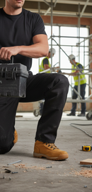 Premium Poly Cotton Work Trousers with Multi-Sized Zipped Pockets and Reinforced Knees Available in Multiple Fits