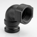 90° Cam Lever Adaptor, 2in Female Thread x 2in Polypropylene (view 2)