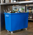 Wheeled Slimline Bottle Bin, 165 Litre, 970 x 380 x 620mm