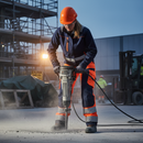 Premium Women's High-Visibility Work Trousers - Water Repellent, Comfortable Fit with CORDURA Reinforcements and Elasticated Waist