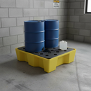 Heavy Duty Spill Tray with Removable Grate for Safe Containment