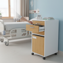 Premium Ergonomic Bedside Locker with Lockable Cupboard and Adjustable Shelving for Enhanced Storage and Hygiene
