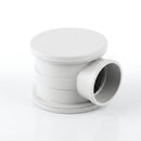 Down Pipe Connector Double Socket 68mm Arctic White (view 2)