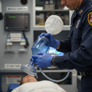 Professional 1500ml Resuscitator with Adjustable Air Cushion Mask and Oxygen Tubing - Size 5 for Maximum Patient Comfort