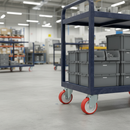 125mm Diameter Heavy Duty Polyurethane Tyred Wheel with Nylon Centre