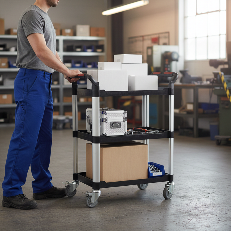 Heavy Duty Tray Trolleys - 100/150kg Capacity for Versatile Use