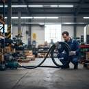 Heavy Duty 20bar Mandrel Built Compressed Air Hose with Oil-Mist Resistance and UV Protection for Industrial Applications