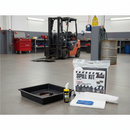Premium Oil and Fuel Spill Kit with Flexi Tray for Efficient Cleanup
