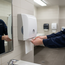 Premium Folded Hand Towel Dispenser - C Fold Design for Enhanced Hygiene and Cost Control