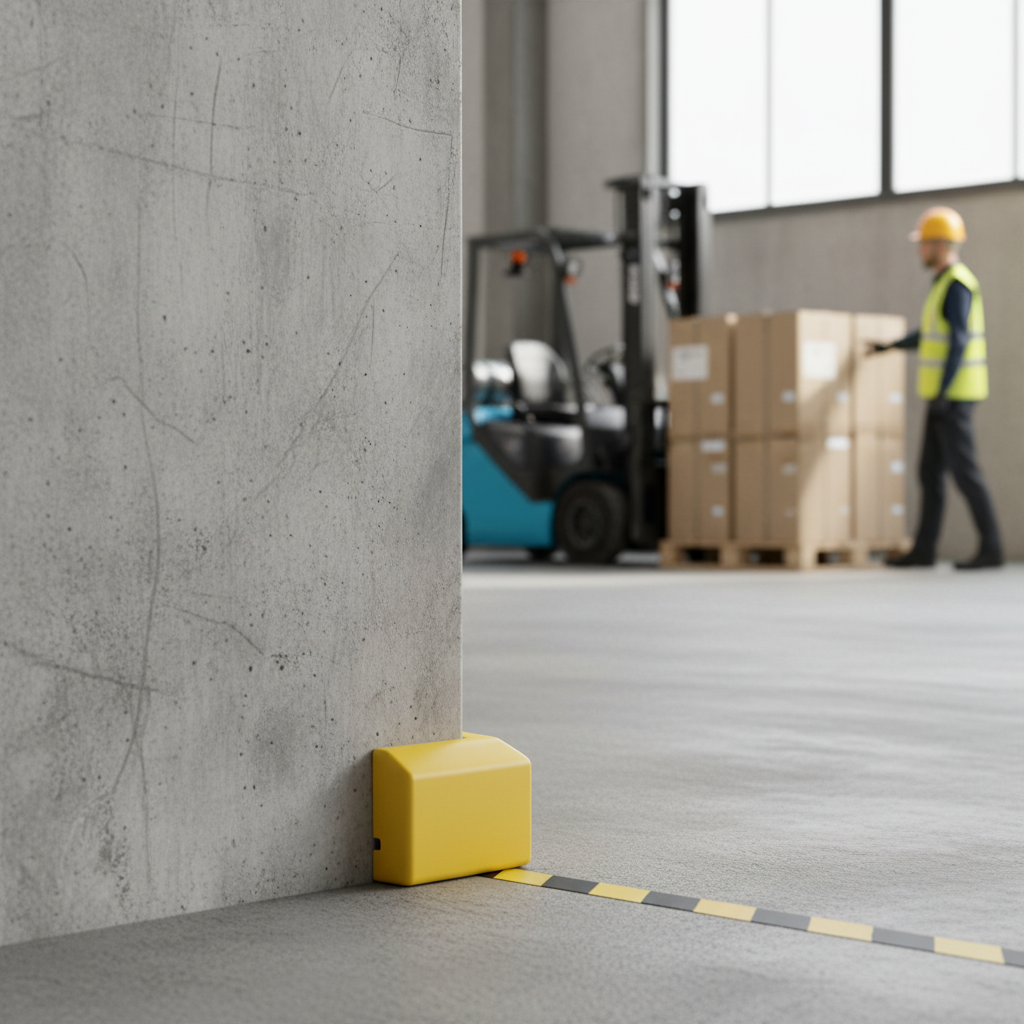 Professional Heavy Duty External Corner for Impact Guard Rail System