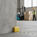 Professional Heavy Duty External Corner for Impact Guard Rail System - Powder-Coated Steel for Enhanced Visibility