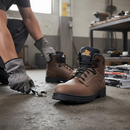 Premium Heavy Duty Safety Boot with Composite Toe Protection and Water-Repellent Full-Grain Leather for Uneven Surfaces