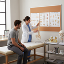 Premium Spine Anatomy and Pathology Teaching Collection with Flexible Spine Model, Anatomical Charts, and Lumbar Degeneration Models