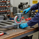 125mm Premium Swivel Plate Castor with Composite Sandwich Wheel