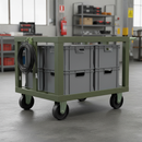 Premium 200mm Diameter Cast Iron Wheel with 25mm Ball Bearing