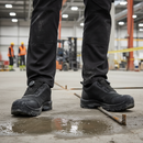 Premium Heavy Duty ESD Safety Trainer with Moisture-Absorbing Textile Upper and Reflective Threads for Enhanced Visibility