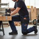 Premium AllroundWork Stretch Trousers with Holster Pockets | Navy/Black