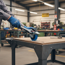 100mm Heavy Duty Braked Swivel Bolt Hole Castor with Elastic Nylon Centre