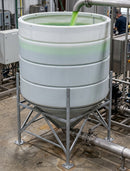 4900L Cone Tank 45° Open Top – Full Drainage Polyethylene